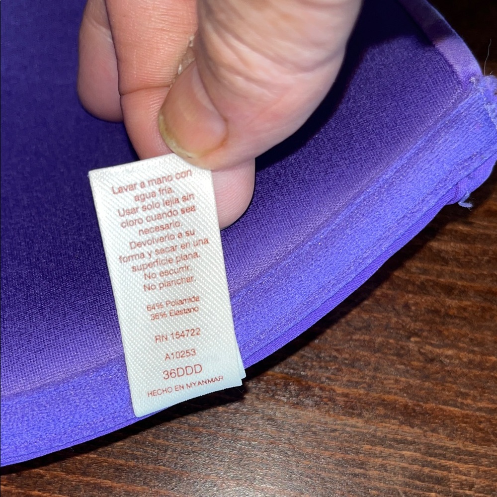 Bare Necessities Radiant Purple Bra 36DDD - Picture 5 of 10